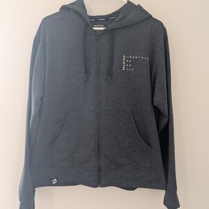 Peloton Charcoal Gray Full Zip Hoodie Women’s Large